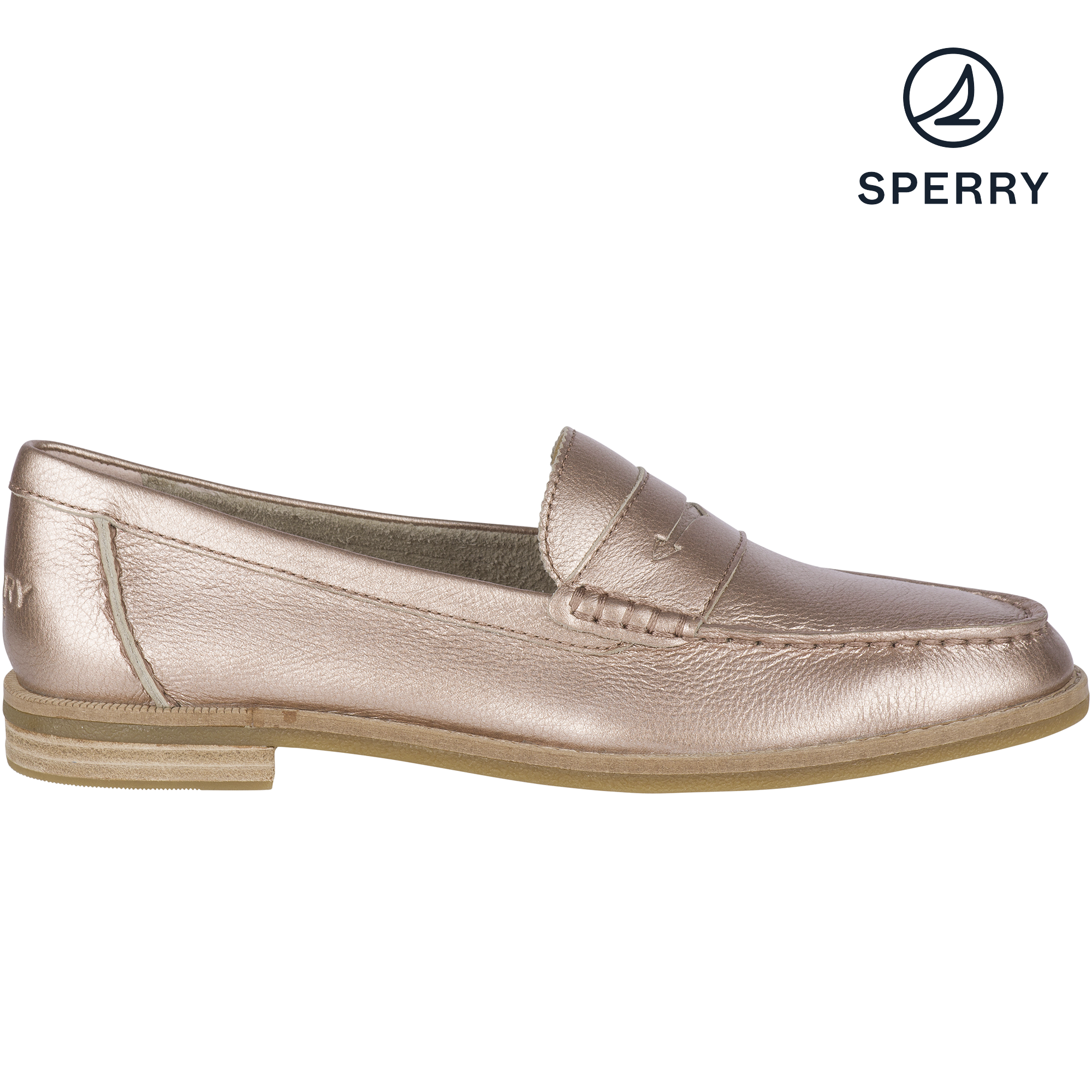 Rose gold store sperrys macy's