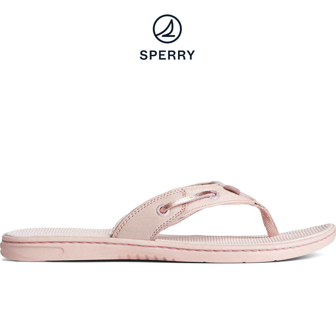 Ladies sperry store flip flops