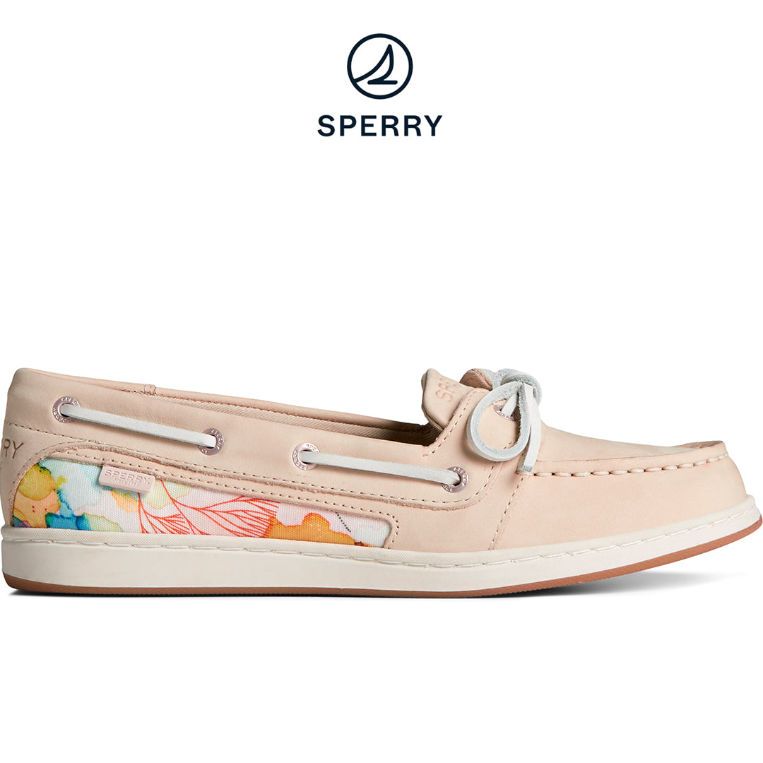 Yellena James Women's Starfish 1-Eye Boat Shoe White Multi (STS88678)