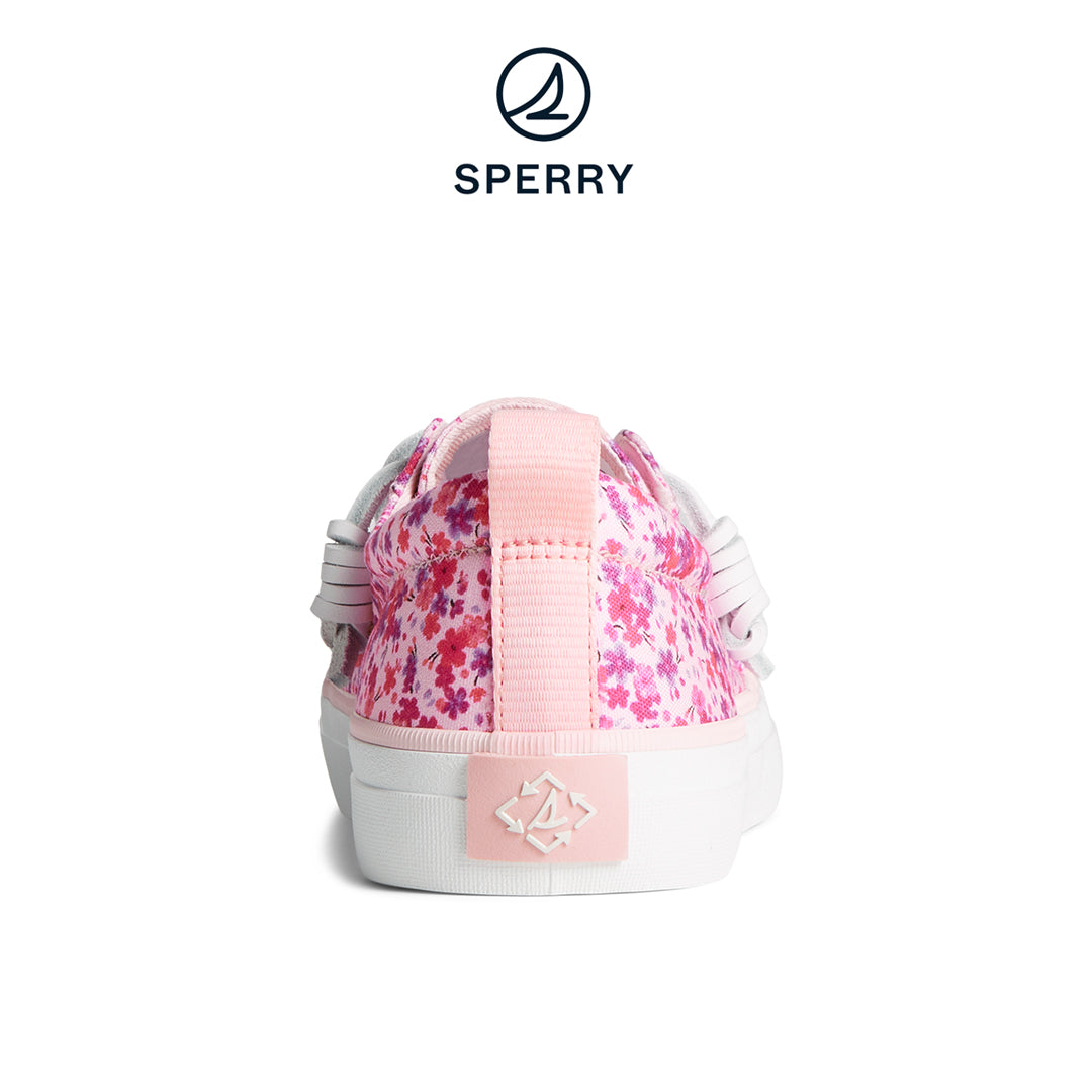 Women's SeaCycled™ Crest Vibe Floral Sneaker Pink (STS88681)