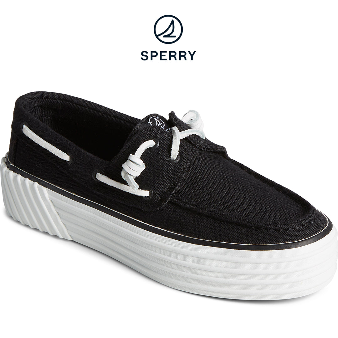 Women's Bahama 2.0 Sea Cycled Platform Sneakers - Black (STS88711)