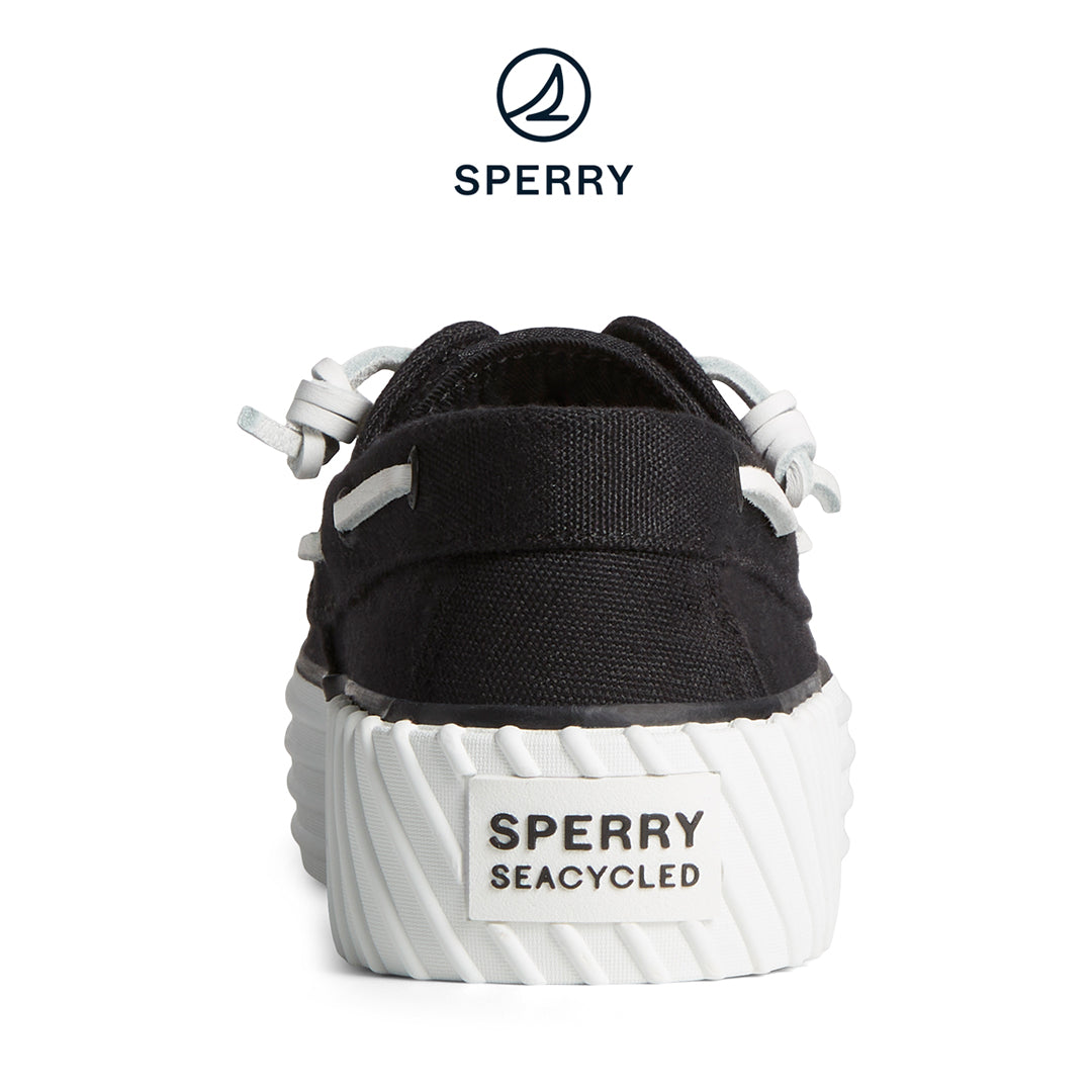 Women's Bahama 2.0 Sea Cycled Platform Sneakers - Black (STS88711)