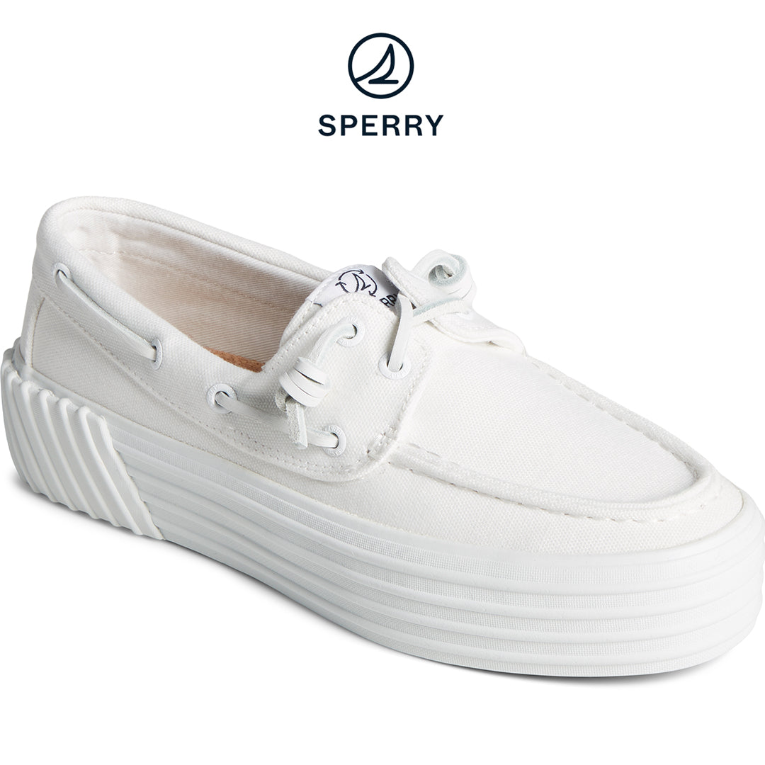 Women's Bahama 2.0 Seacycled Platform Sneakers - White (STS88713)