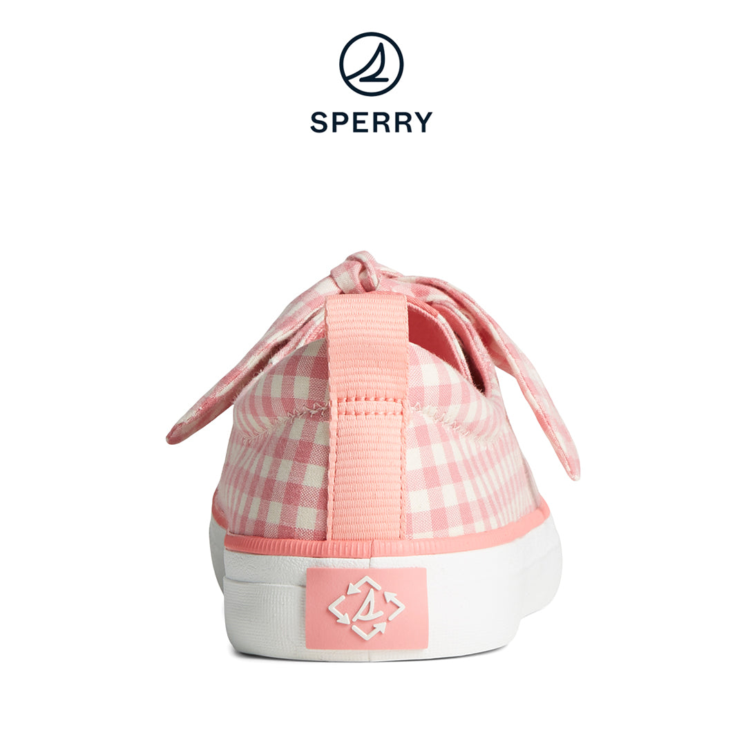 Women's SeaCycled™ Crest Vibe Gingham Sneaker Pink (STS88725)