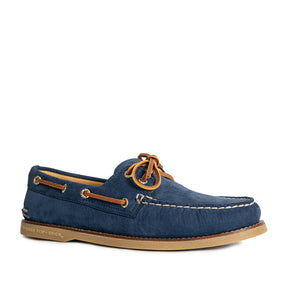 Men's Gold Authentic Original™ 2-Eye Nubuck Boat Shoes Topsider - Navy (10398460)