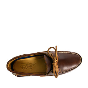 Men's Gold Authentic Original™ 2-Eye Boat Shoes Topsider - Tan (STS25731)