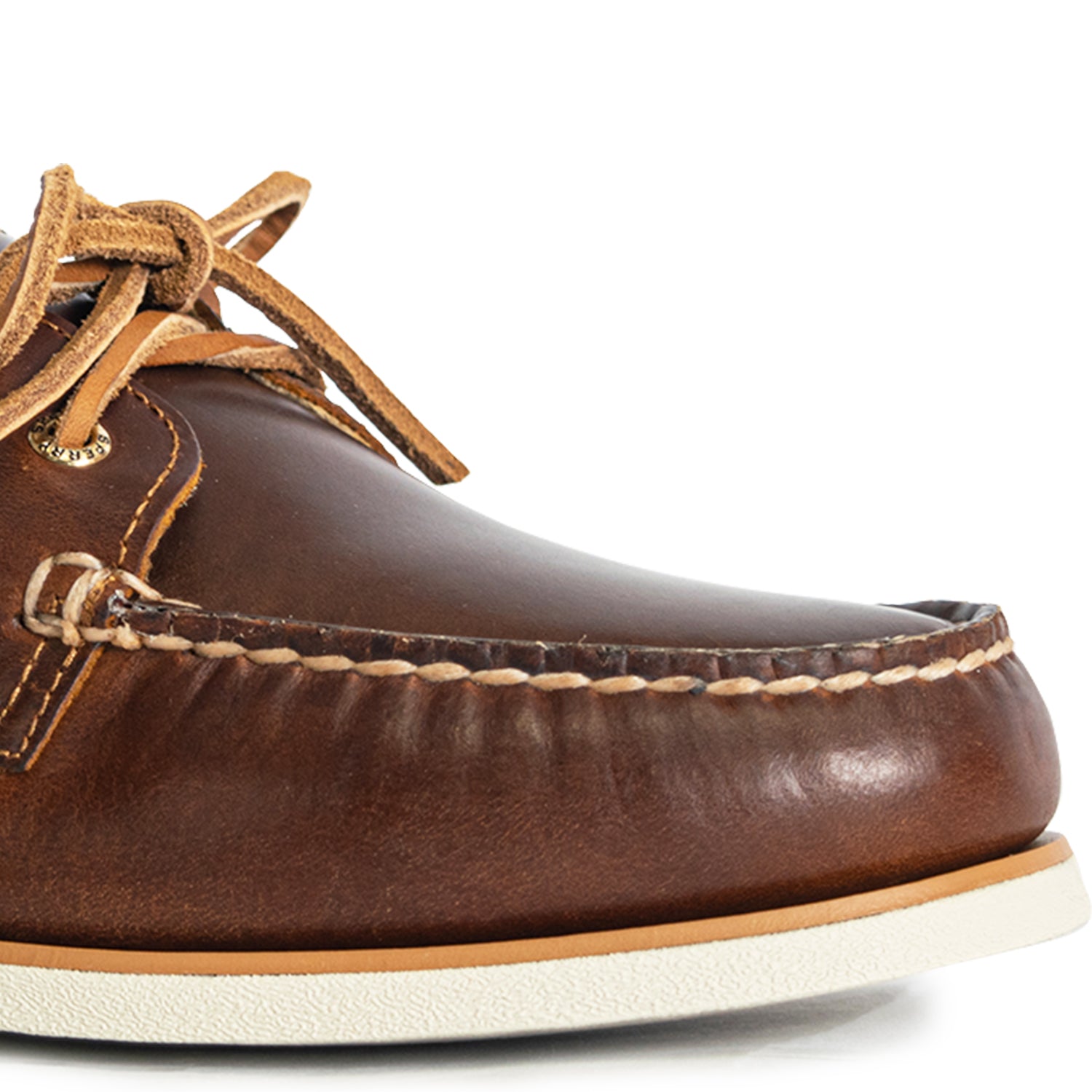 Men's Gold Authentic Original™ 2-Eye Boat Shoes Topsider - Tan (STS25731)