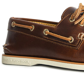 Men's Gold Authentic Original™ 2-Eye Boat Shoes Topsider - Tan (STS25731)
