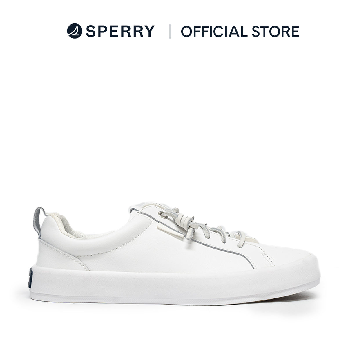 Women's Bermuda Beach Leather Sneakers - White (L10400679)