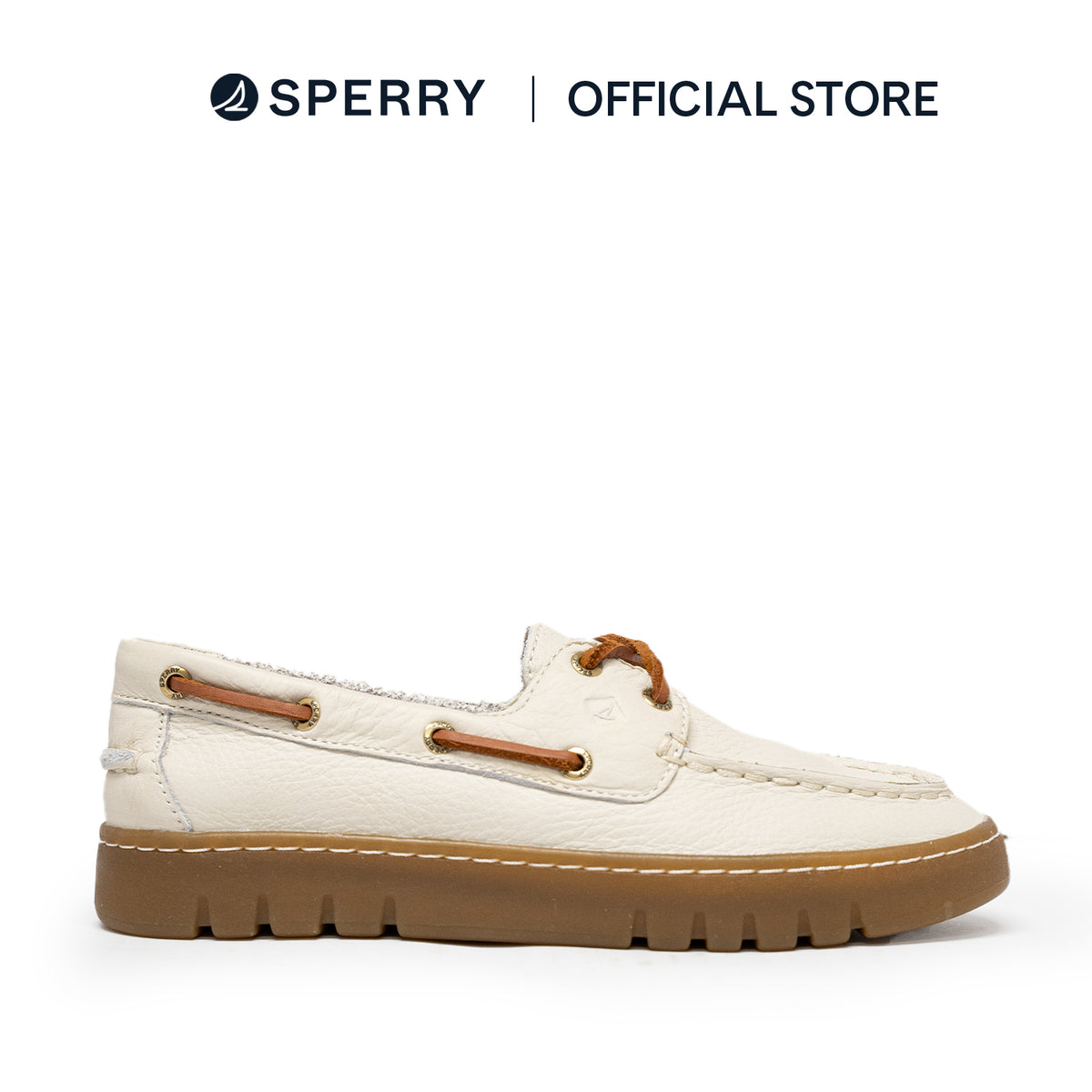 Women's Keely Boat Shoes - Cream/Multi (L10409741)