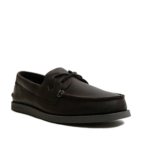Men's Authentic Original™ 2 Eye Hull Crosslace Boat Shoes - Black (M10410981)