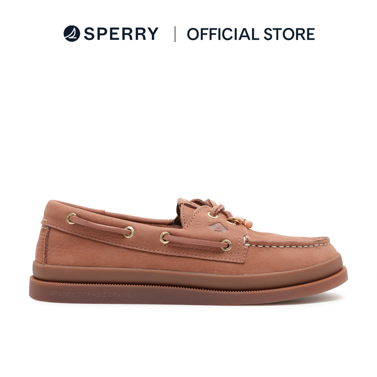 Women's Authentic Original™ 2 Eye Mudguard Boat Shoe - Amaretto (10428198)