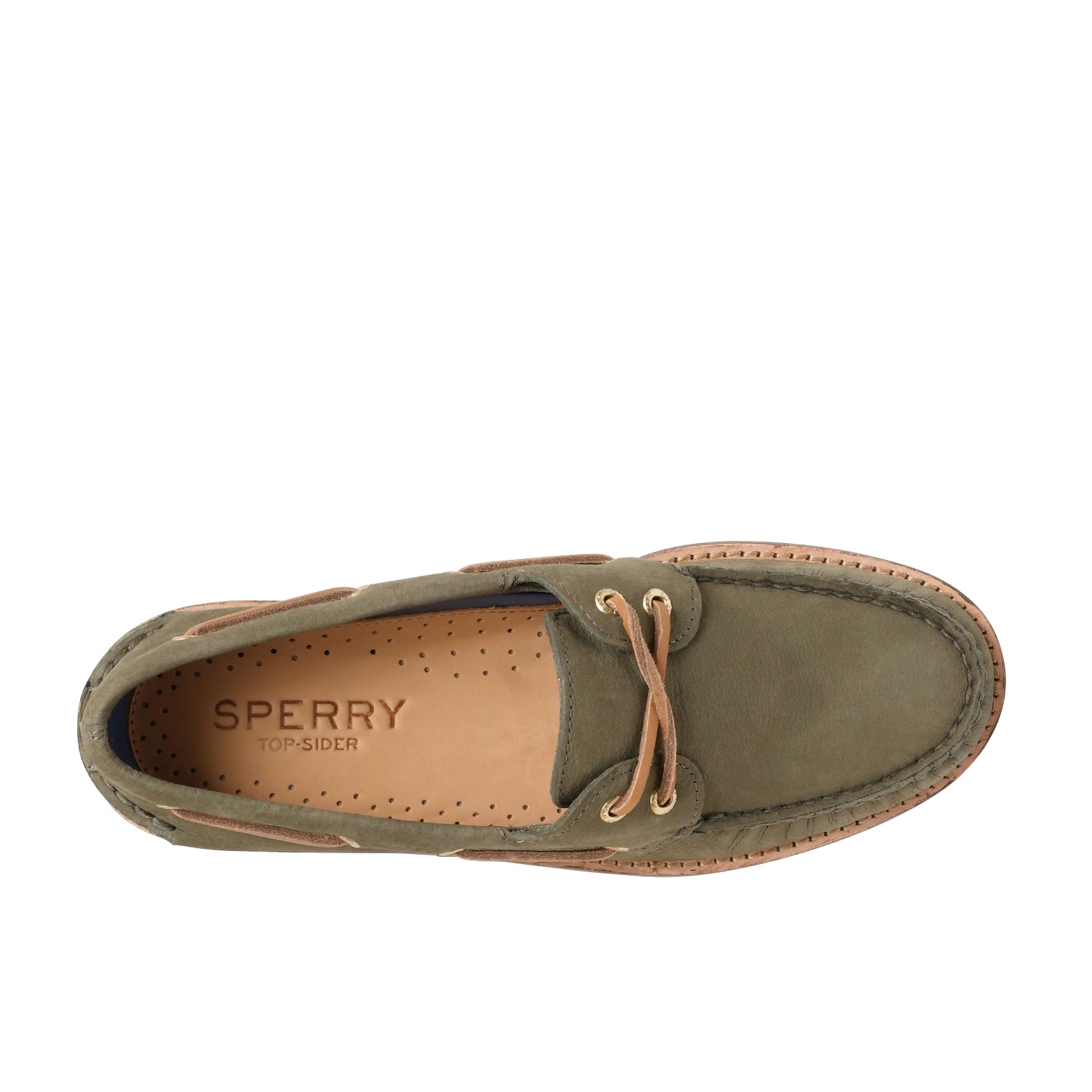 Men's Authentic Original™ 2 Eye Low Lug Boat Shoe - Olive (10436481)