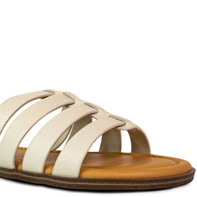Women's Hurrache Slide Flat Sandals - Egret (10395702)