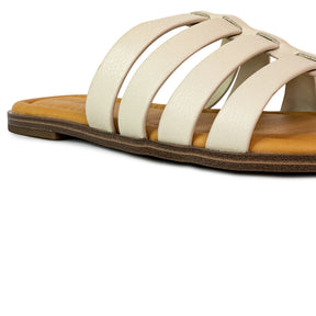 Women's Hurrache Slide Flat Sandals - Egret (10395702)