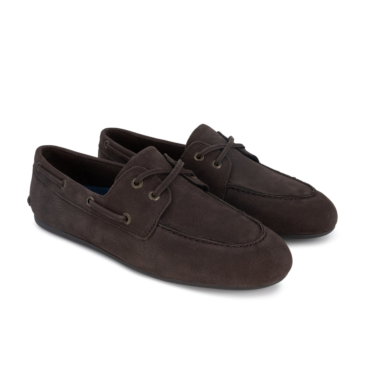 Women's Slimboat Nubuck Boat Shoe - Dark Brown (L14270663)