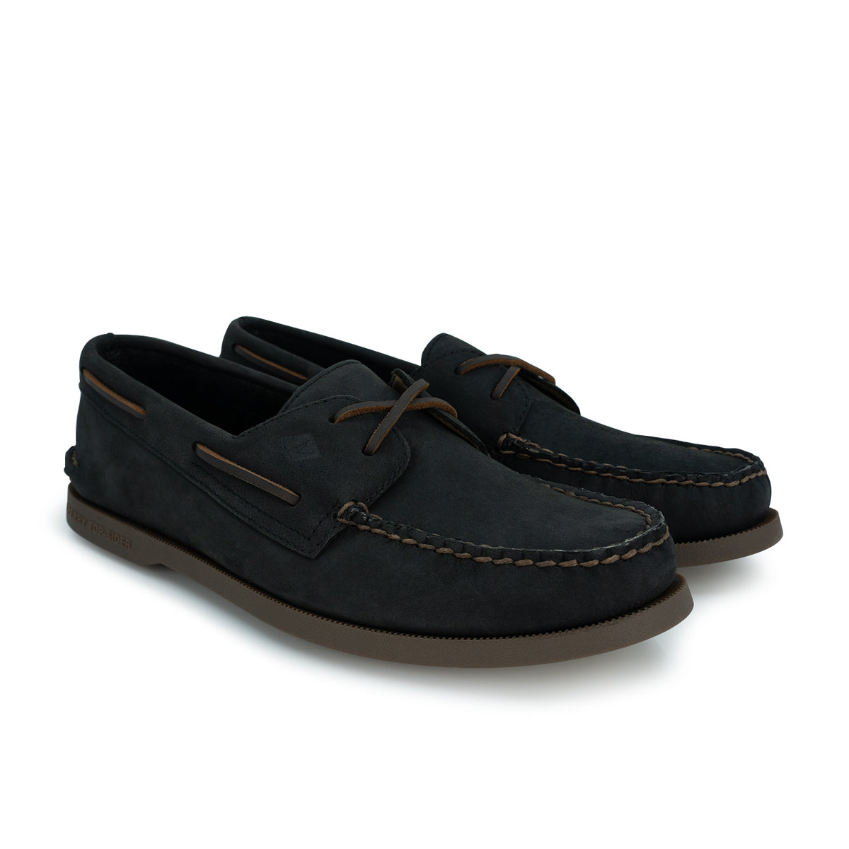 Men's Authentic Original™ 2 Cross Lace Boat Shoe - Black (M14447279)