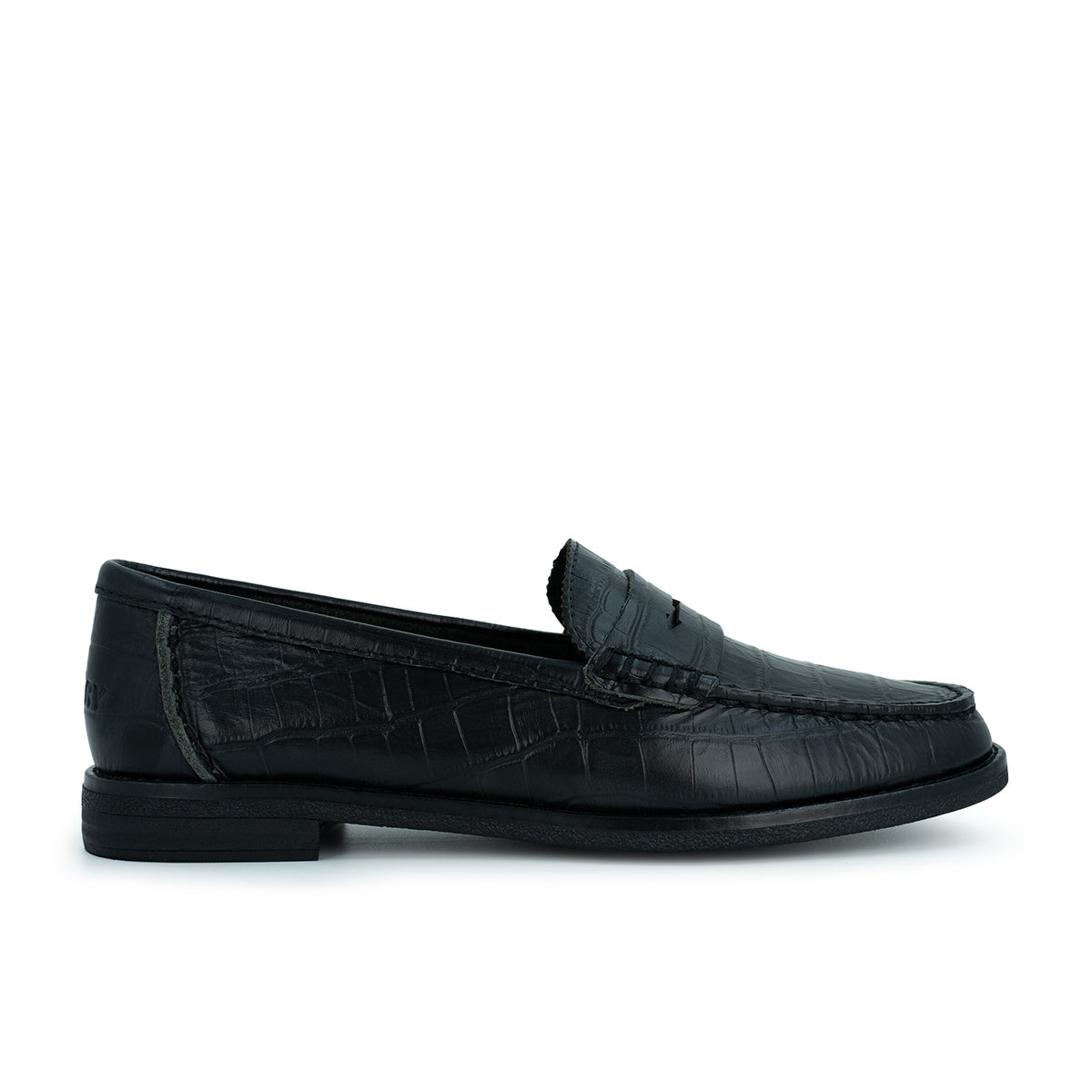 Women's Seaport Penny Emb Croco Casual - Black (L14447524)