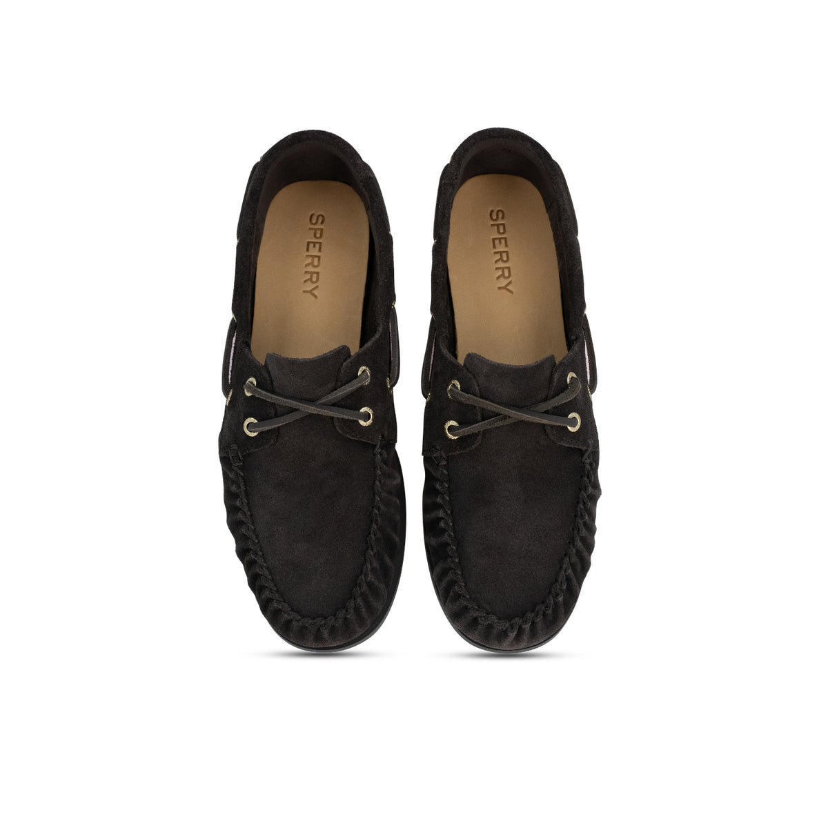 Women's Sammiboat Suede Boat Shoe - Dark Brown (L14447541)