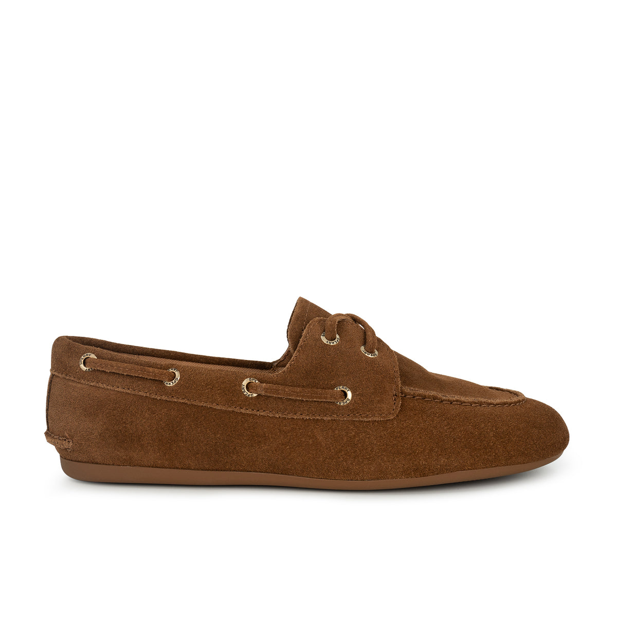 Women's Slimboat Suede Boat Shoe - Tan (L14447585)