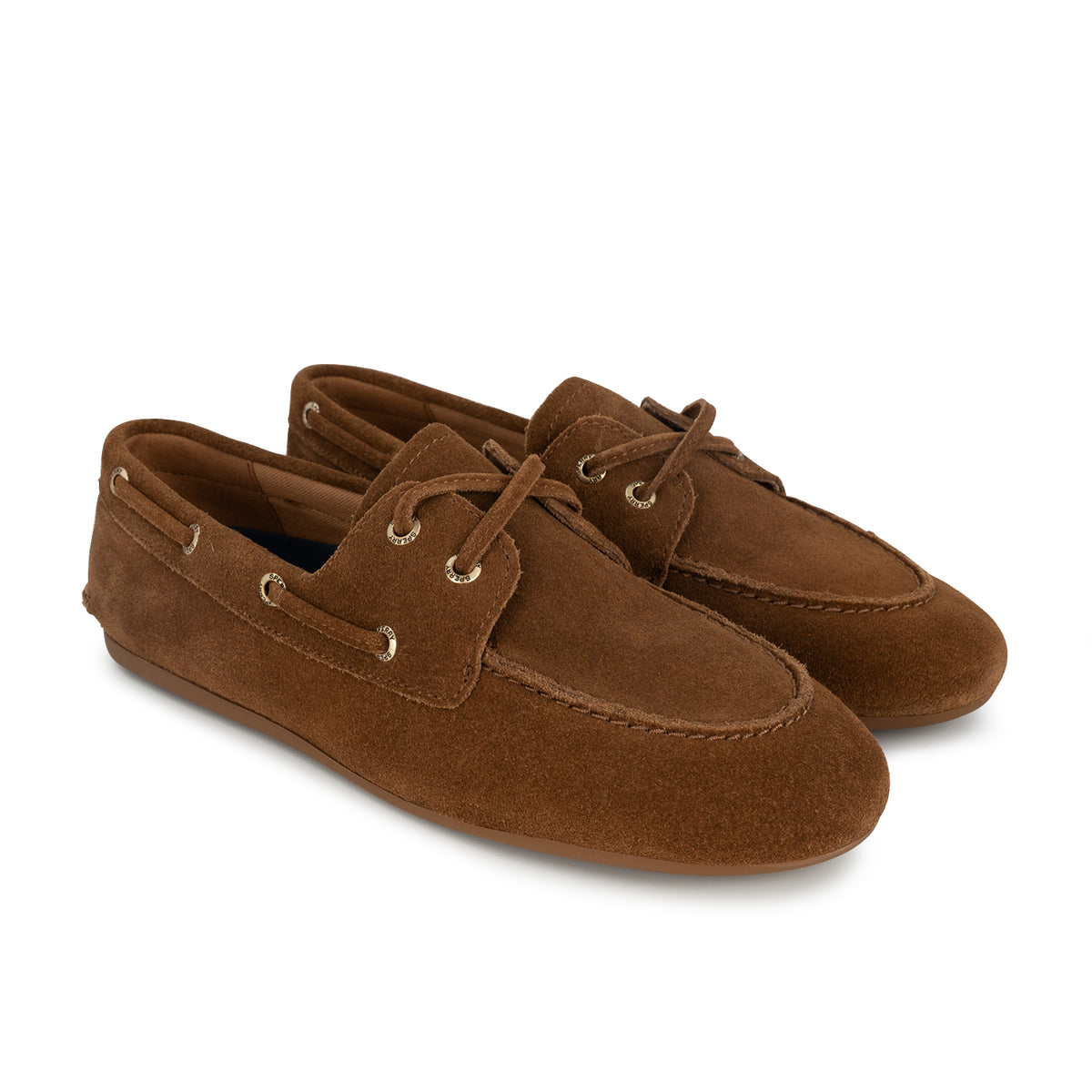 Women's Slimboat Suede Boat Shoe - Tan (L14447585)