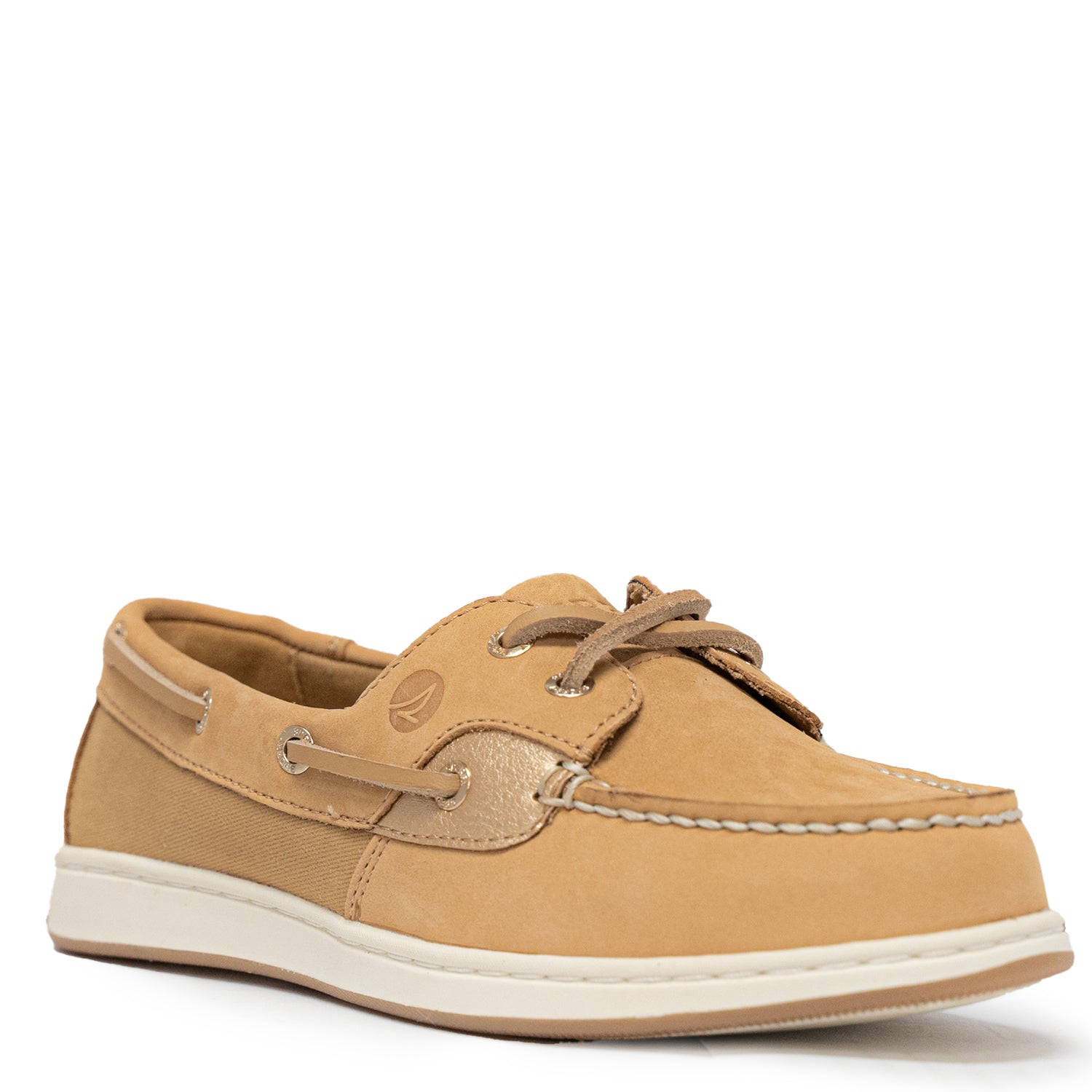 Women's Coastfish 2 Eye Boat Shoes - Tan/Gold (25F02402)