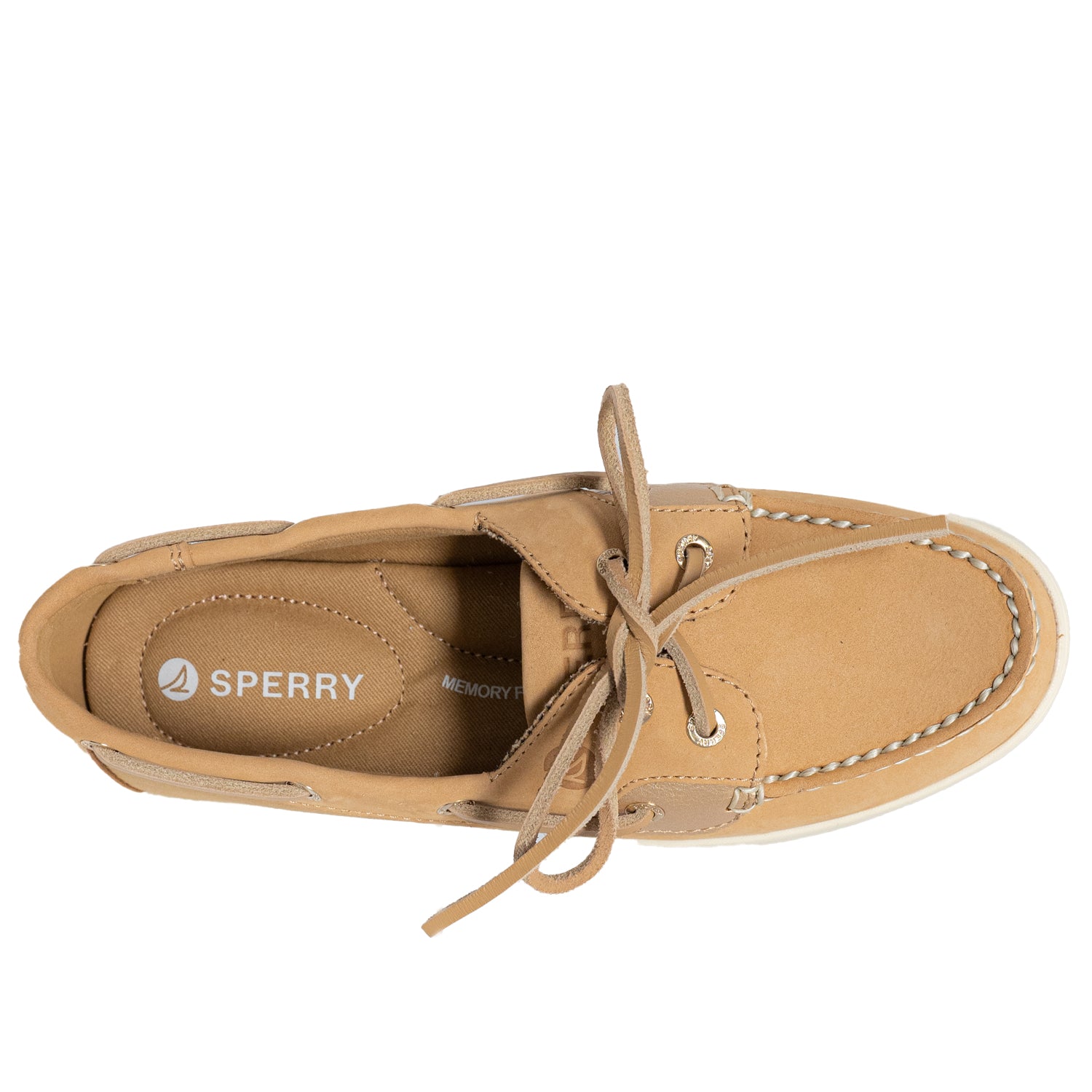 Women's Coastfish 2 Eye Boat Shoes - Tan/Gold (25F02402)