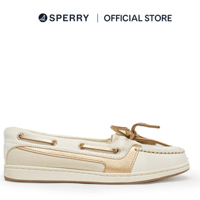 Women's Starfish 1 Eye Boat Shoes - Beige/Gold (25F02472)