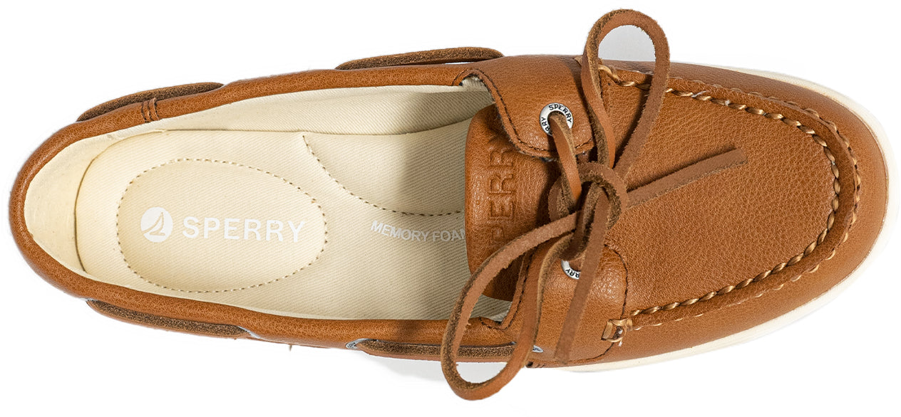 Women's Jewelfish 1 Eye Leather Boat Shoes - Sahara (25F02512)
