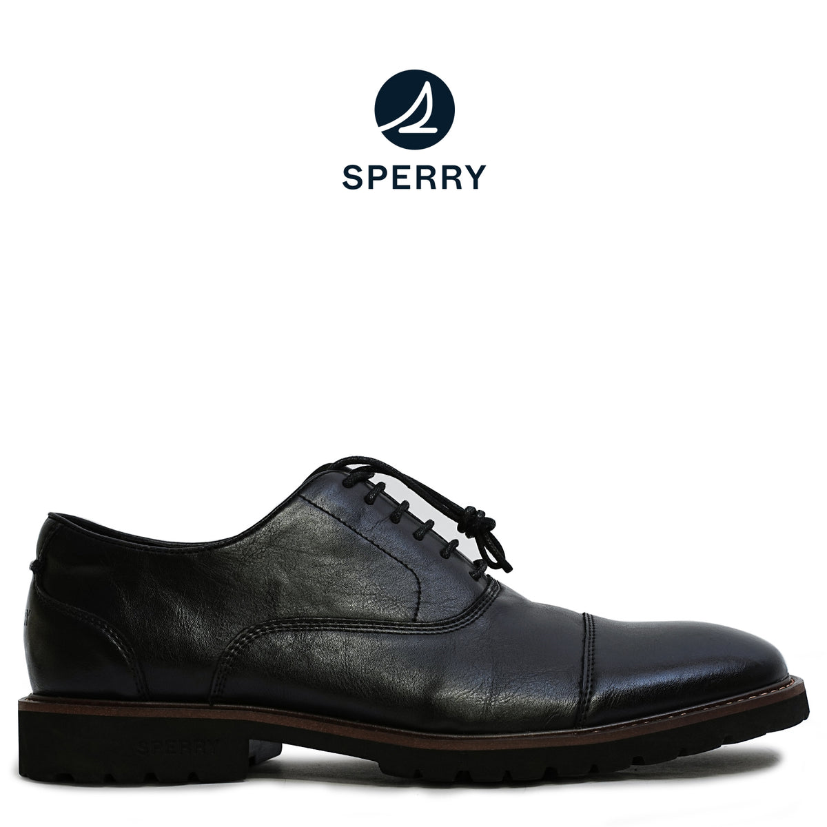 Men's Oxford Lug Lite Casual Shoes - Black (25F02781)