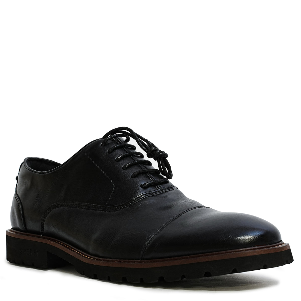 Men's Oxford Lug Lite Casual Shoes - Black (25F02781)