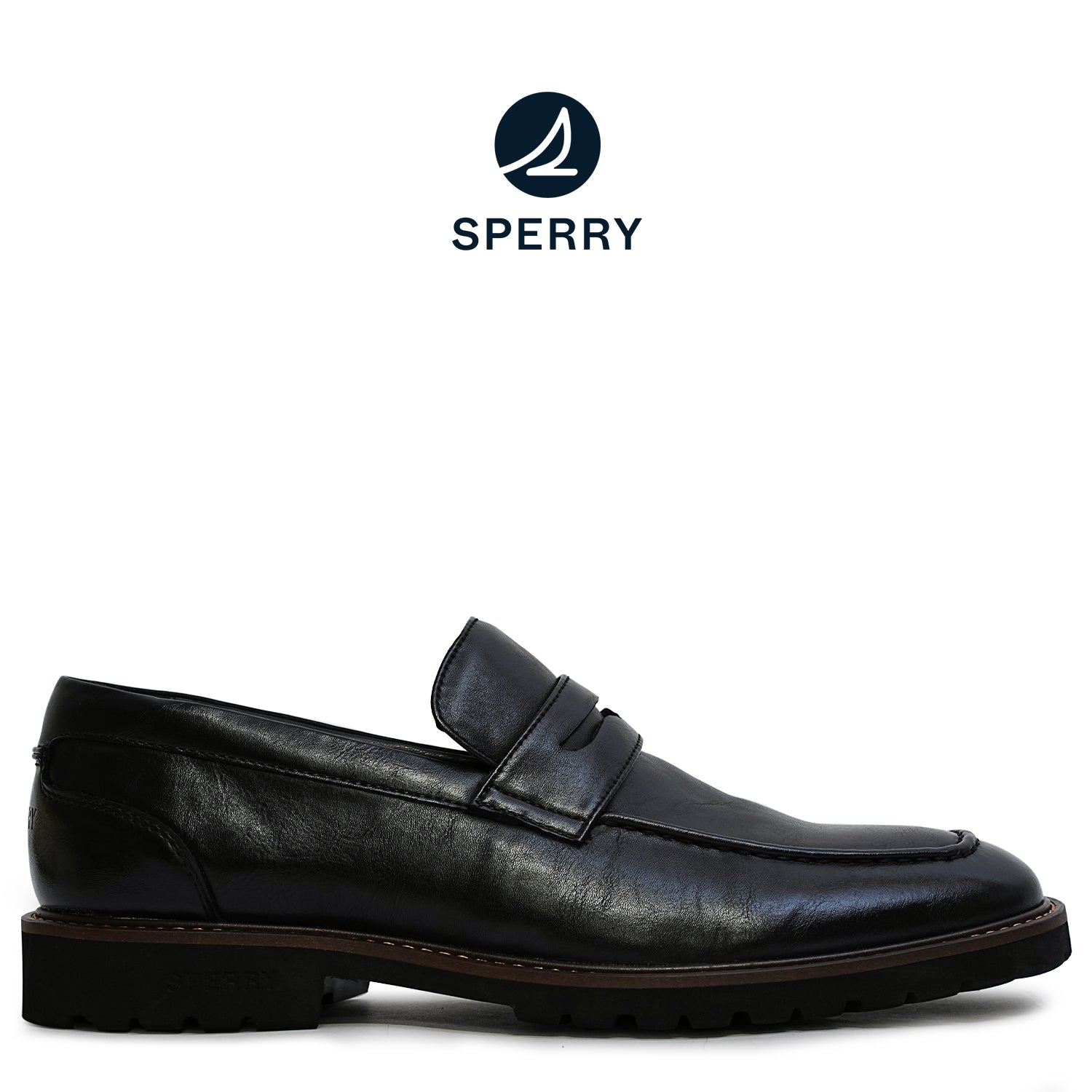 Men's Penny Lug Lite Casual Shoes - Black (25F02801)