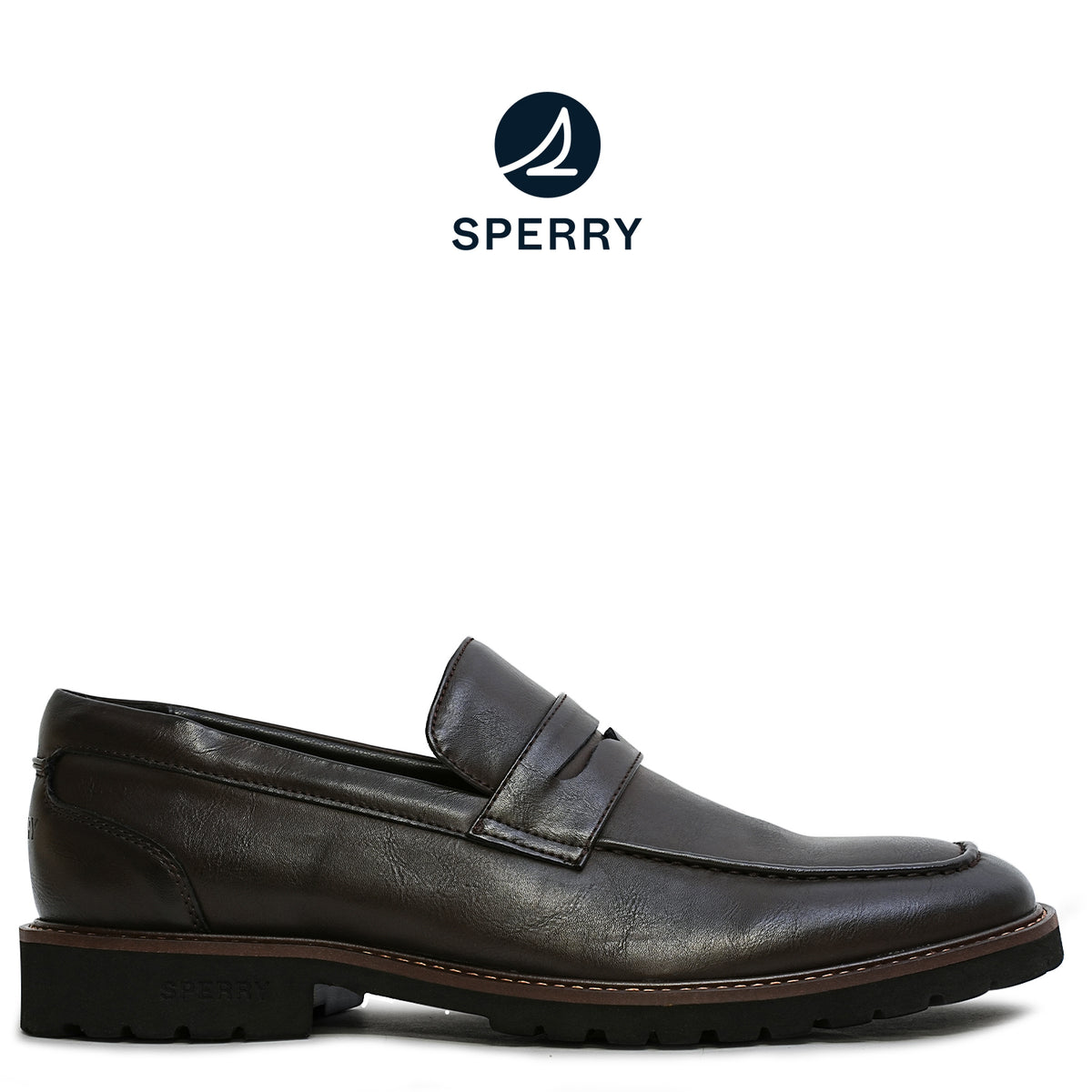 Men's Penny Lug Lite Casual Shoes - Dark Brown (25F02811)