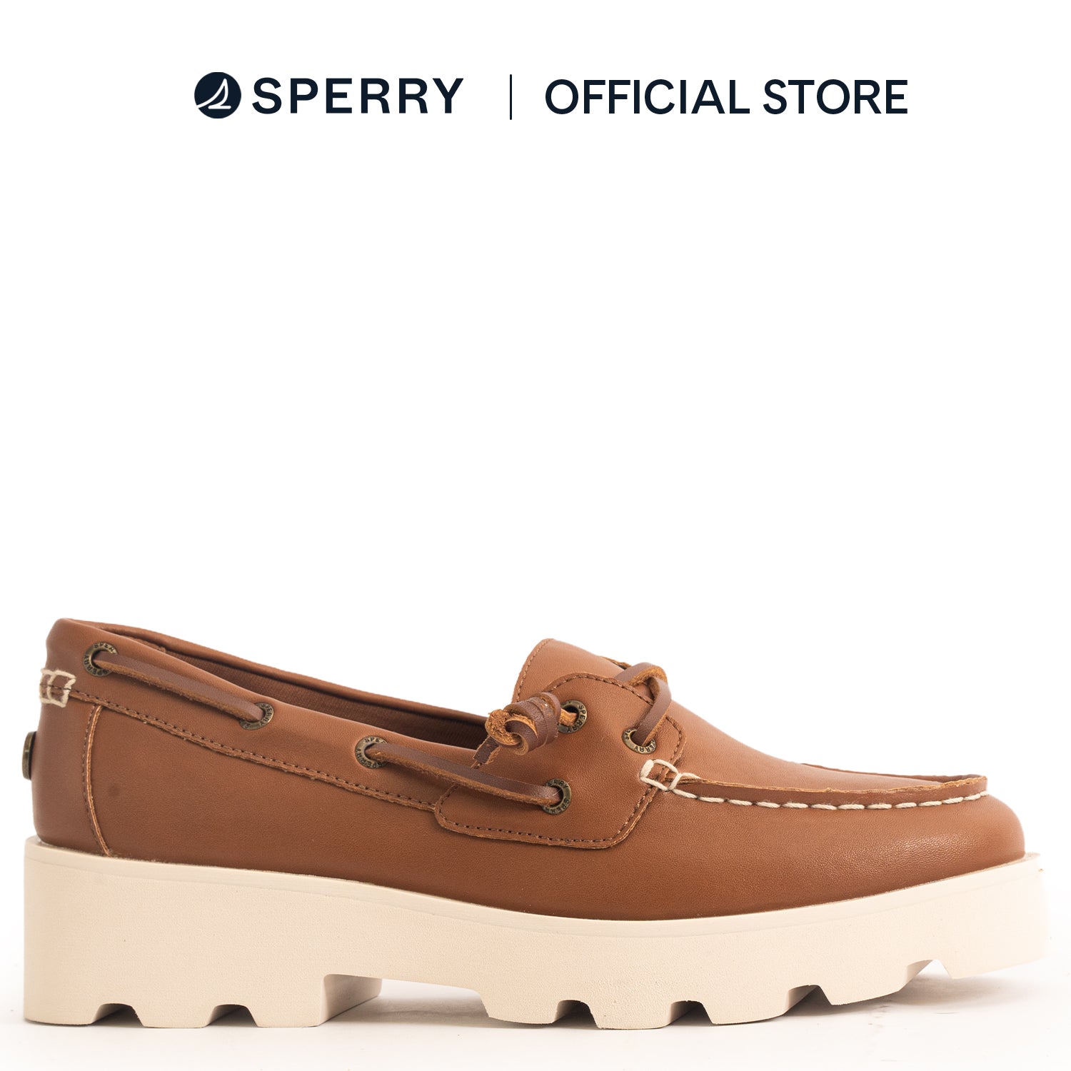 Women's Chunky Boat Leather - Tan (25F03052)