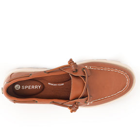 Women's Chunky Boat Leather - Tan (25F03052)