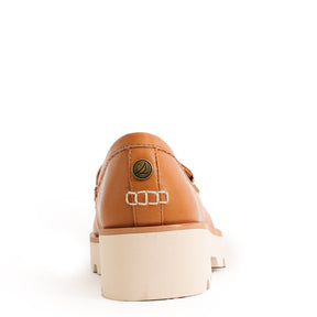 Women's Chunky Penny Casual Leather - Sahara (25F03072)