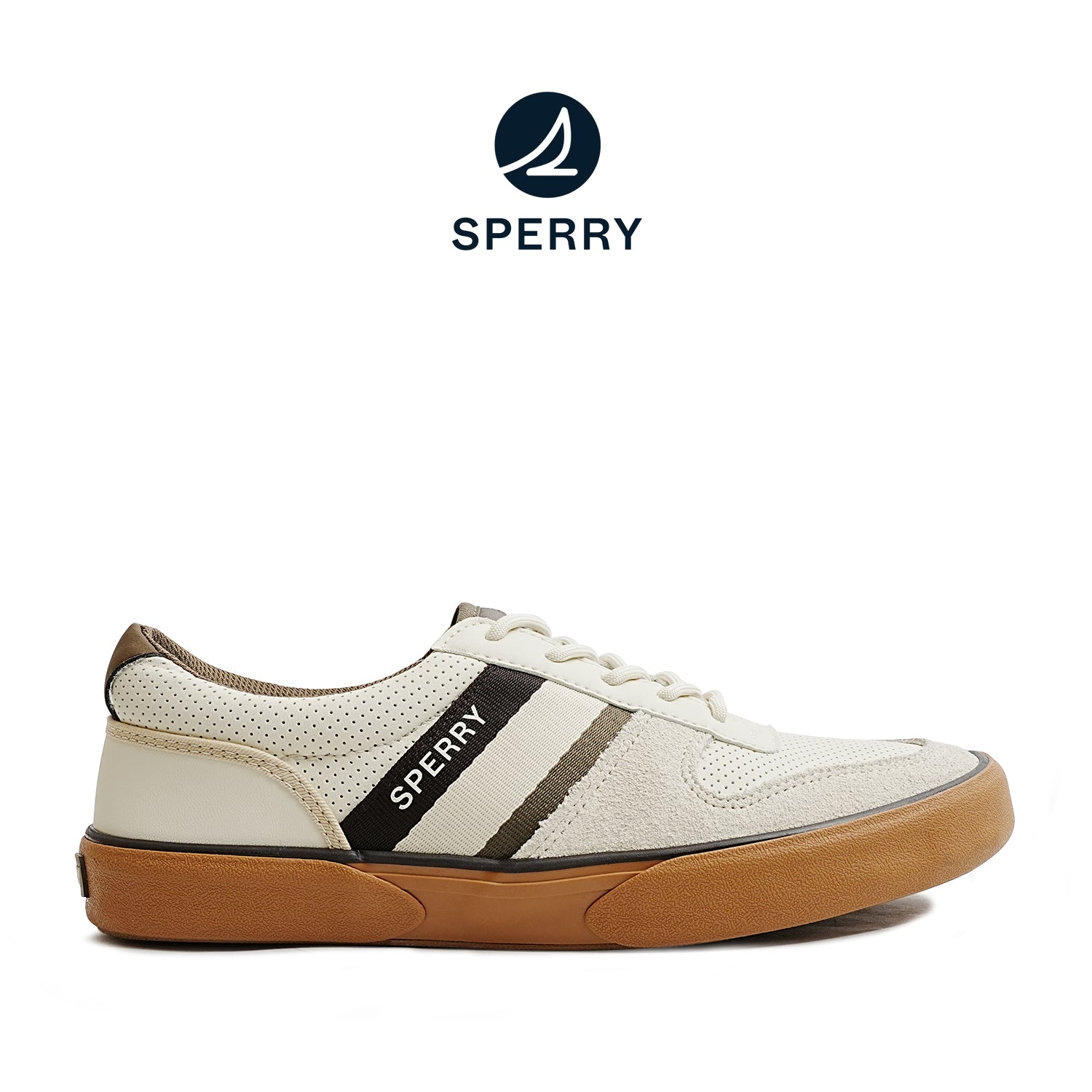 Men's Halyard Retro II Sneakers - Brown/Gum (25F03451)