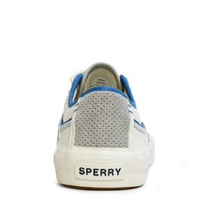 Men's Soletide Leather Sneakers - Offwhite/Blue/Grey (25F03511)