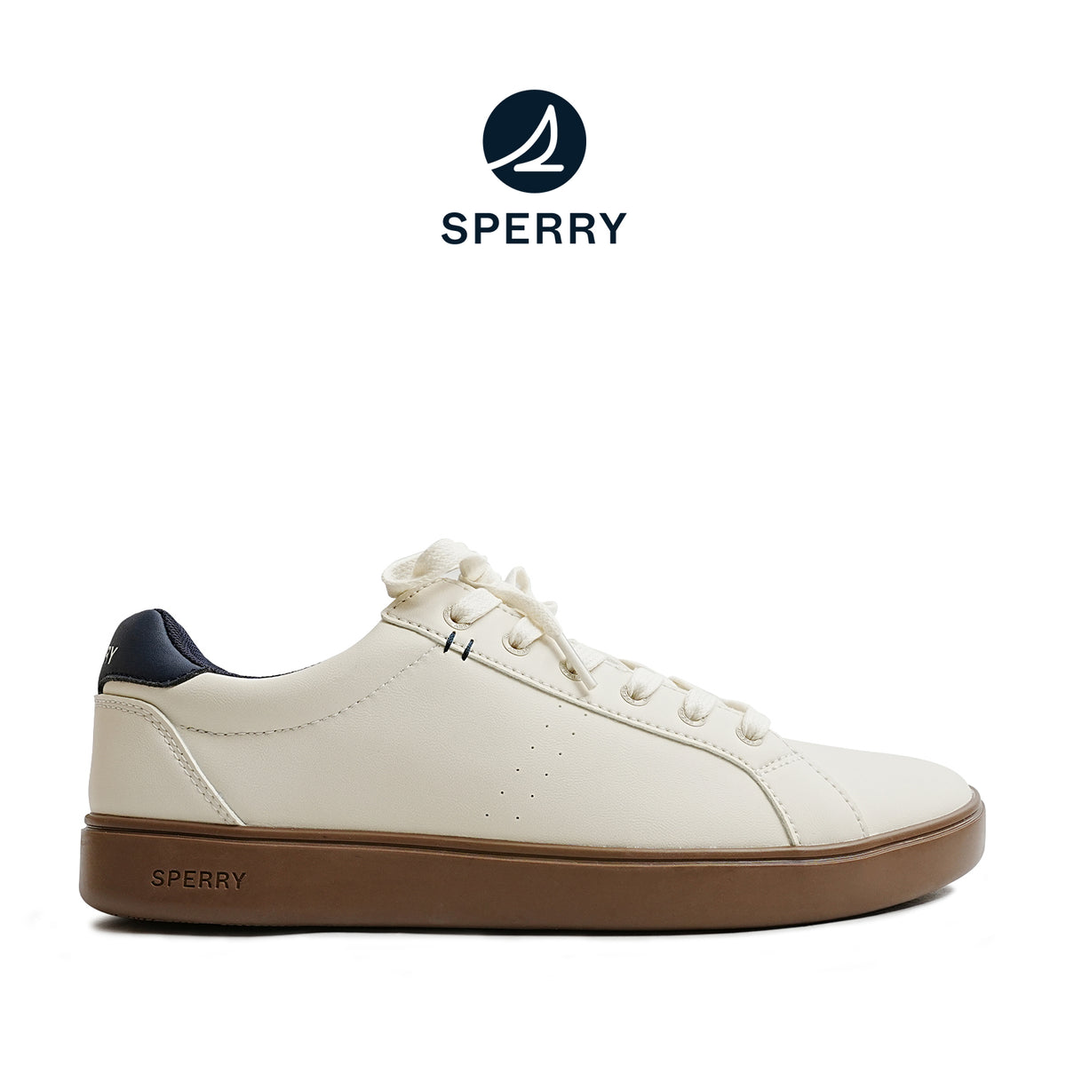 Men's Deck 90 Sneakers - Off White/Blue/Gum (25F03701)
