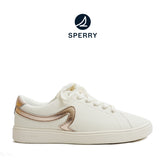 Women's Sandy 90 Leather Sneakers - Offwhite/Rose Gold (25F04322)