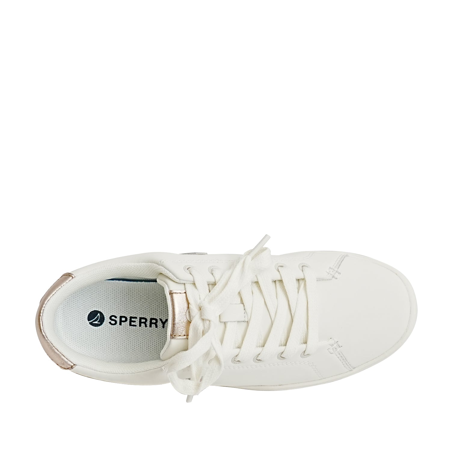 Women's Sandy 90 Leather Sneakers - Offwhite/Rose Gold (25F04322)
