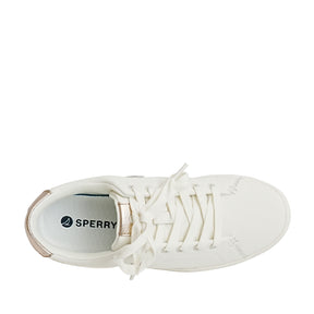 Women's Sandy 90 Leather Sneakers - Offwhite/Rose Gold (25F04322)
