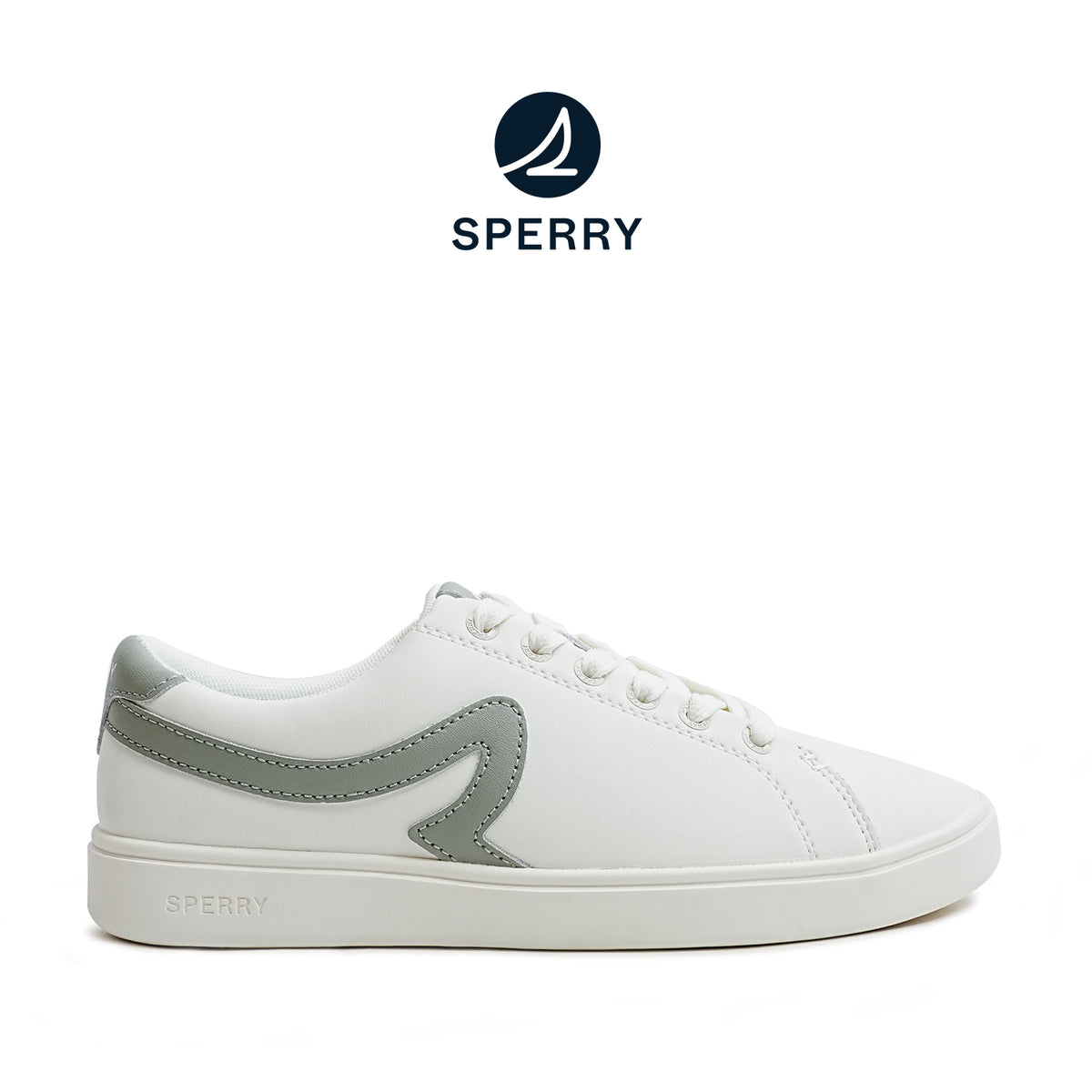 Women's Sandy 90 Leather Sneakers - Off White/Sage (25F04332)