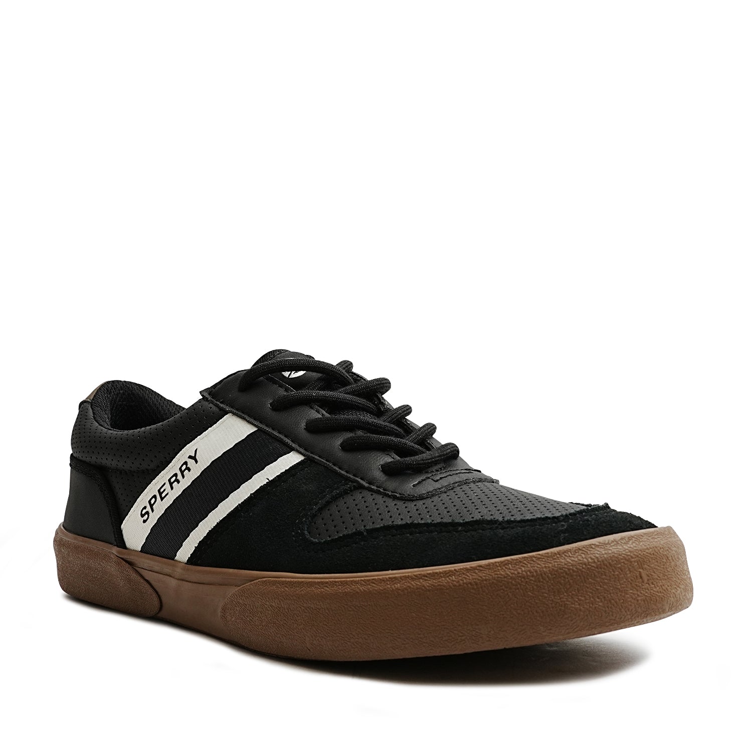 Men's Halyard Retro II Sneakers - Black/Gum (25F05891)