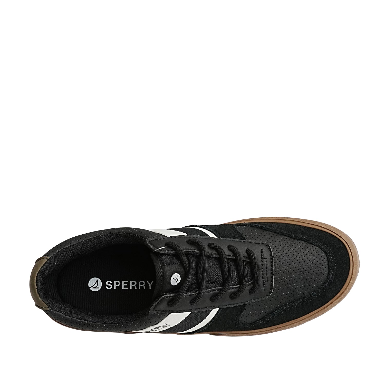 Men's Halyard Retro II Sneakers - Black/Gum (25F05891)