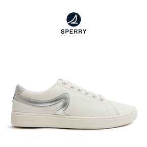 Women's Sandy 90 Leather Sneakers - Offwhite/Platinum (25F05902)