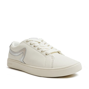 Women's Sandy 90 Leather Sneakers - Offwhite/Platinum (25F05902)