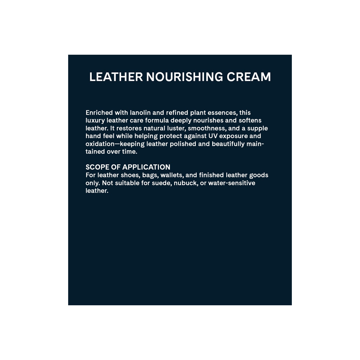 Leather Nourishing Cream 80 ml (25F55980)