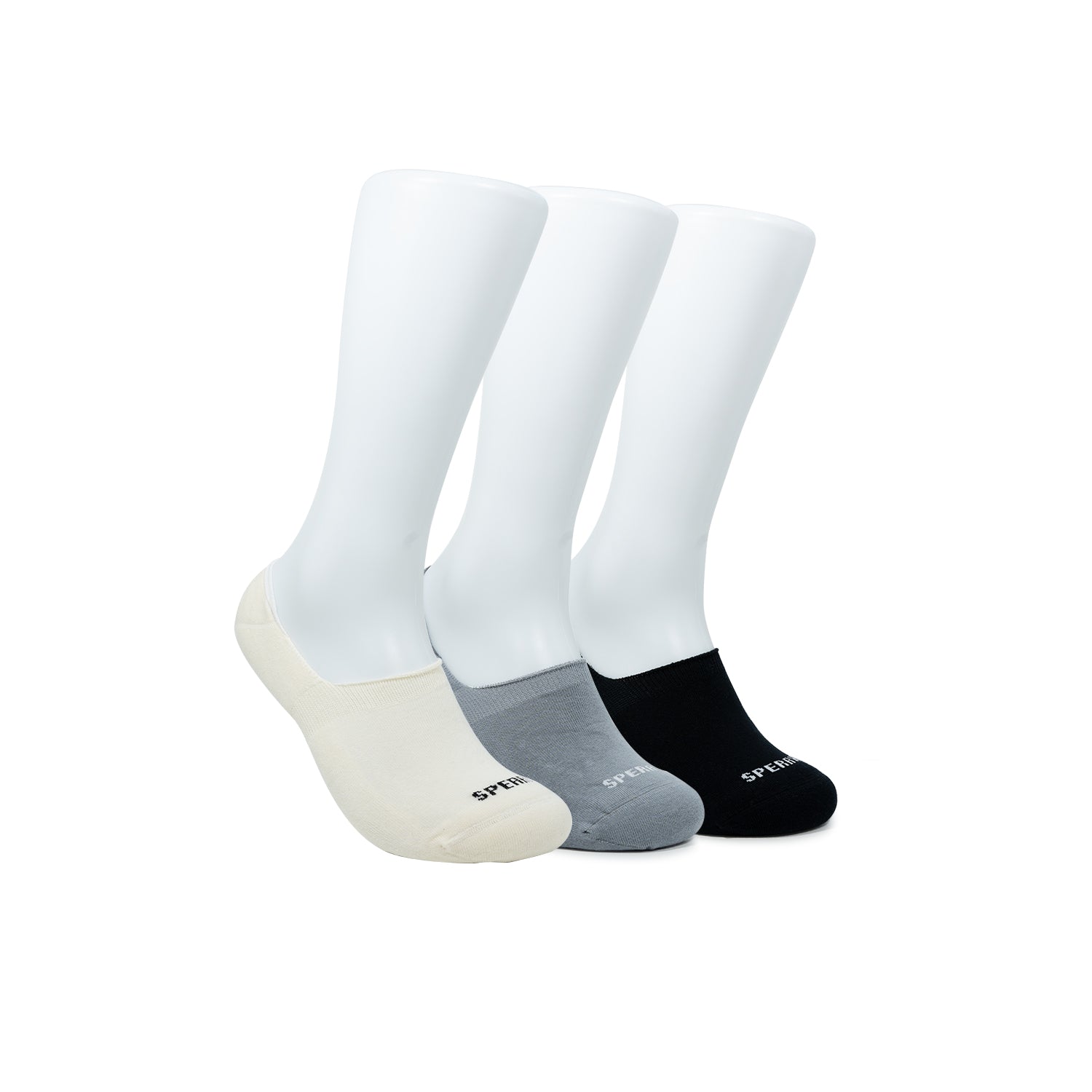 3• In• 1 Sneaker No Show Plain - Grey/Black/Milk (25F65472)