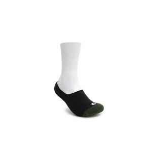 Men's 3 in 1 Sneaker No Show Socks - Black /White/Olive (25F65501)